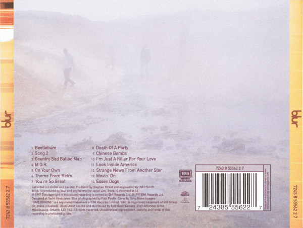 Blur - Blur (CD) | EMI Music Canada (7243 8 55562 2 7) - 2