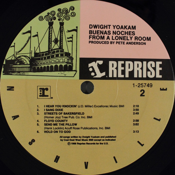Dwight Yoakam - Buenas Noches From A Lonely Room | Reprise Records (9 25749-1) - 4 Dwight Yoakam - Buenas Noches From A Lonely Room | Reprise Records (9 25749-1) - 4
