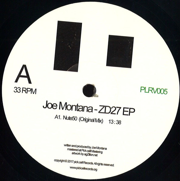 Joe Montana - ZD27 EP | pick.cell Records (PLRV005)