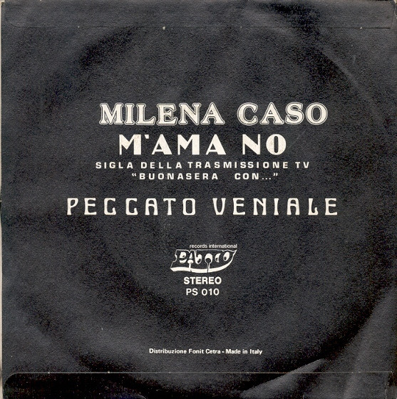 Milena Caso - M'Ama No | Patto Records (PS 010) - 2