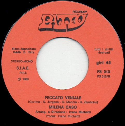 Milena Caso - M'Ama No | Patto Records (PS 010) - 4