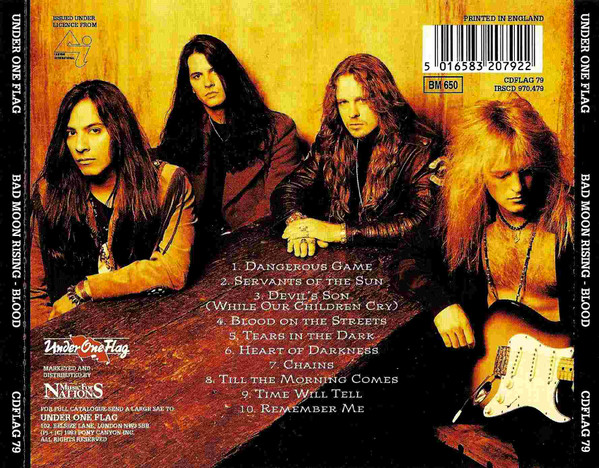 Bad Moon Rising - Blood | Under One Flag (CDFLAG 79) - 2 Bad Moon Rising - Blood | Under One Flag (CDFLAG 79) - 2