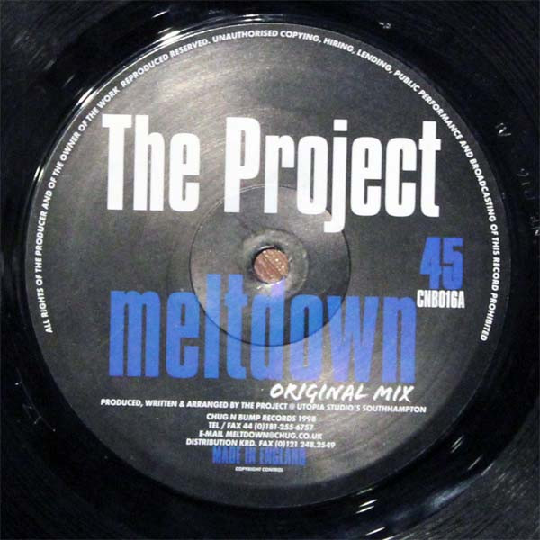 The Project - Meltdown | Chug N Bump Records (CNB 016)