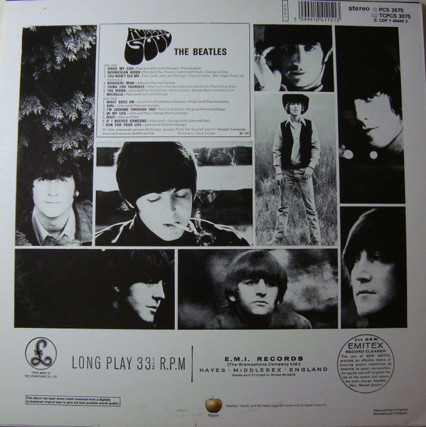 The Beatles - Rubber Soul | Parlophone (PCS 3075) - 2 The Beatles - Rubber Soul | Parlophone (PCS 3075) - 2