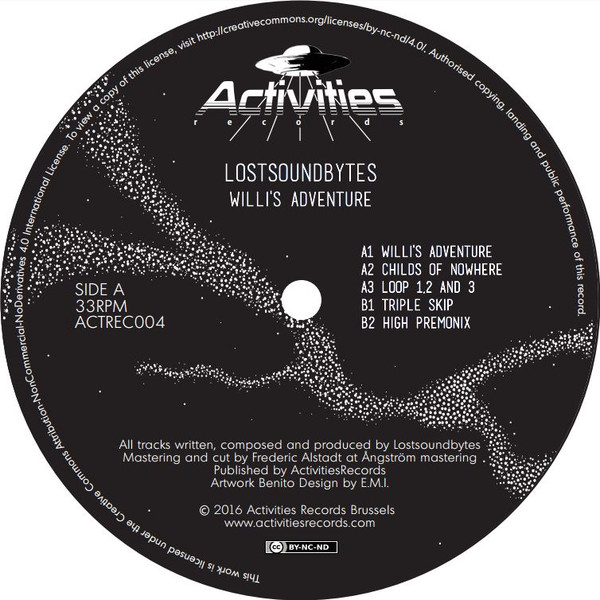 Lost SoundBytes - Willi's Adventure | Activities Records (ACTREC004)