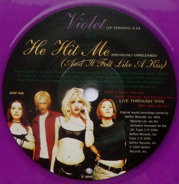 Hole - Violet | Geffen Records (GFSP 94)