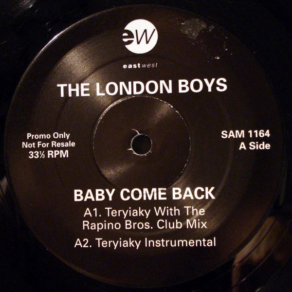 London Boys - Baby Come Back | EastWest (SAM 1164) - 2 London Boys - Baby Come Back | EastWest (SAM 1164) - 2
