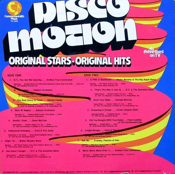 Various - Disco Motion | Commonwealth Music (TU 2540)