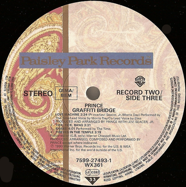 Prince - Graffiti Bridge | Paisley Park (7599-27493-1) - 6 Prince - Graffiti Bridge | Paisley Park (7599-27493-1) - 6