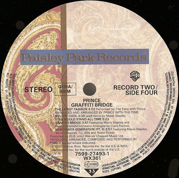 Prince - Graffiti Bridge | Paisley Park (7599-27493-1) - 5 Prince - Graffiti Bridge | Paisley Park (7599-27493-1) - 5