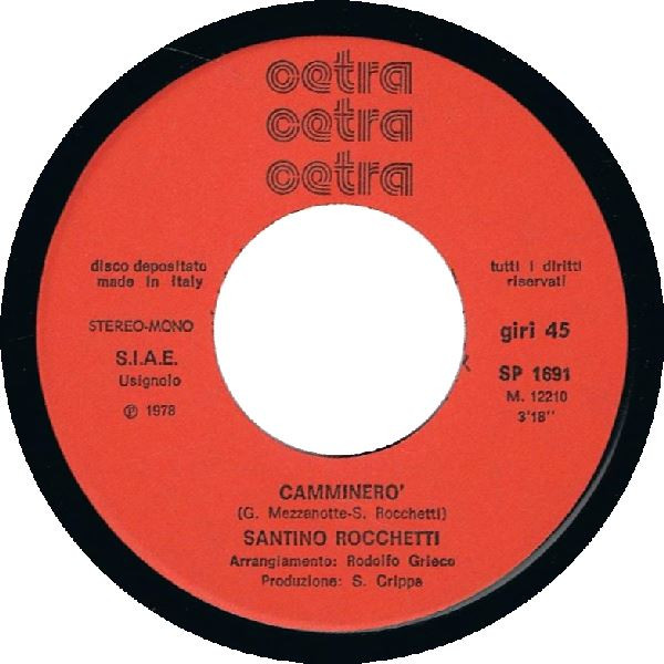 Santino Rocchetti - Divina | Cetra (SP 1691) - 4