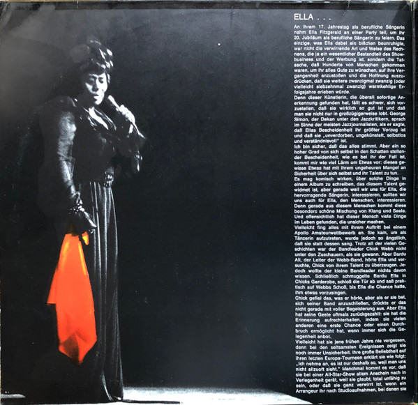 Ella Fitzgerald - The Best Of Ella Fitzgerald | Coral (COPS 1038 / 1-2-(D)) - 2