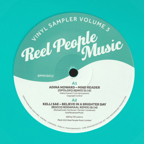 Various - Reel People Music Vinyl Sampler Volume 3 | Reel People Music (RPMVS012) - 2