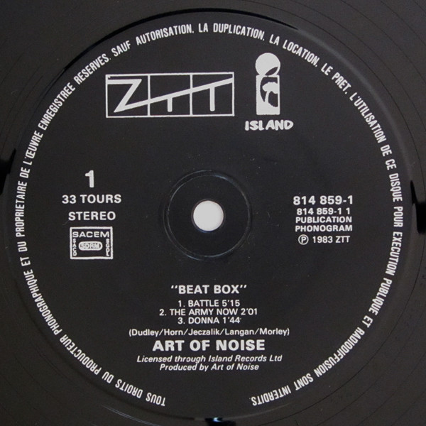 The Art Of Noise - Into Battle With The Art Of Noise | Island Records (814 859-1) - 3 The Art Of Noise - Into Battle With The Art Of Noise | Island Records (814 859-1) - 3