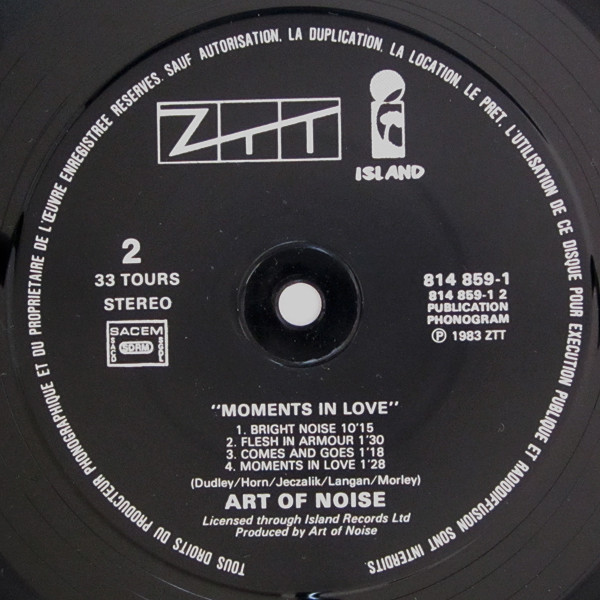 The Art Of Noise - Into Battle With The Art Of Noise | Island Records (814 859-1) - 4 The Art Of Noise - Into Battle With The Art Of Noise | Island Records (814 859-1) - 4