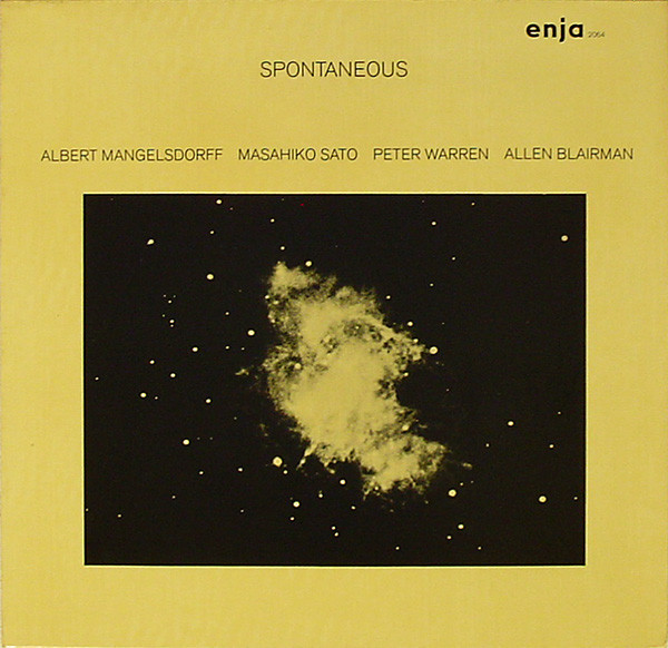 Albert Mangelsdorff , Masahiko Satoh , Peter Warren , Allen Blairman - Spontaneous | Enja Records (enja 2064)