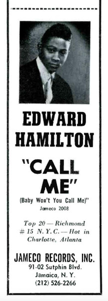 Edward Hamilton & The Fifes - Call Me / I'm Gonna Love You | Jameco (2008) - 3