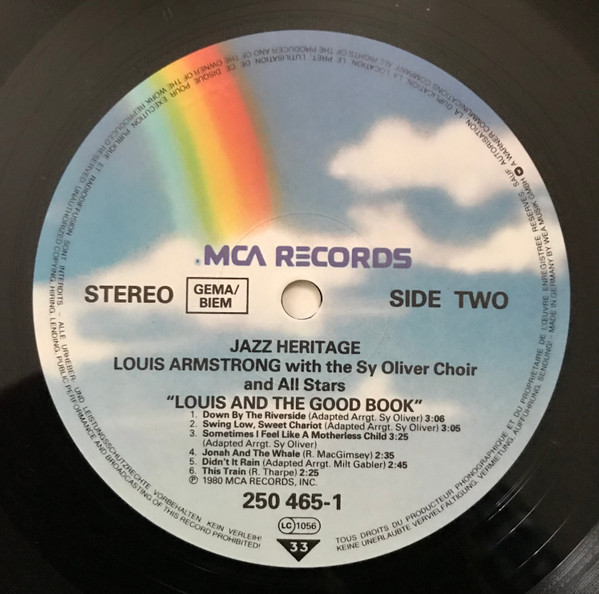 Louis Armstrong And His All-Stars With The Sy Oliver Choir - Louis And The Good Book | MCA Records (250465-1) - 4 Louis Armstrong And His All-Stars With The Sy Oliver Choir - Louis And The Good Book | MCA Records (250465-1) - 4