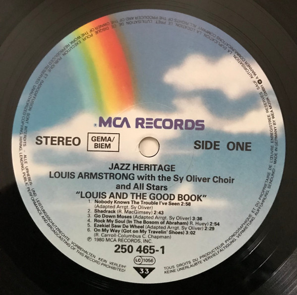 Louis Armstrong And His All-Stars With The Sy Oliver Choir - Louis And The Good Book | MCA Records (250465-1) - 3 Louis Armstrong And His All-Stars With The Sy Oliver Choir - Louis And The Good Book | MCA Records (250465-1) - 3