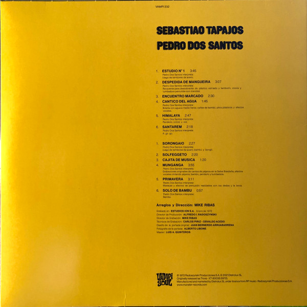 Sebastião Tapajós & Pedro Santos - Sebastiao Tapajos Pedro Dos Santos | Vampi Soul (VAMPI 232) - 2