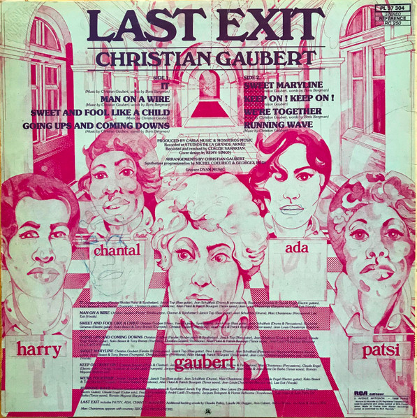 Christian Gaubert - Last Exit | RCA Victor (PL 37304) - 2