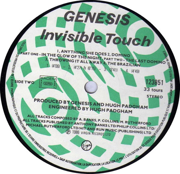 Genesis - Invisible Touch | Virgin (123851) - 4