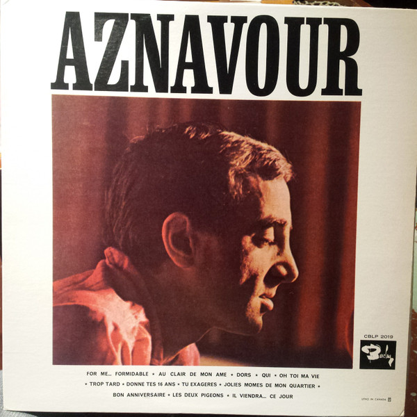 Charles Aznavour - Aznavour | Barclay (CBLP 2019) - main