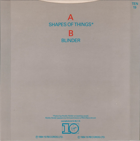 Gary Moore - Shapes Of Things | 10 Records (TEN 19) - 2