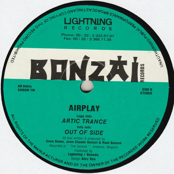 Airplay - Artic Trance | Bonzai Records (BR 94044)