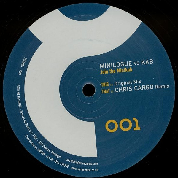 Minilogue Vs Karl Axel Bissler - Join The Minikab | Feed Me Records (FEED001)