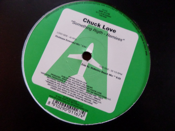 Chuck Love - Something Right (Remixes) | Airplane! Records (ARP 21176)