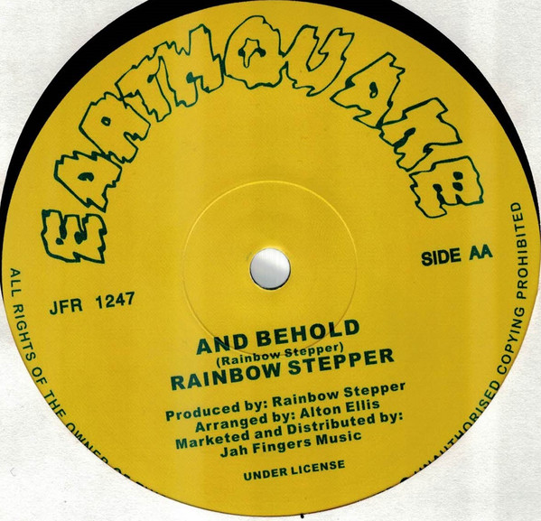 Mikey Dread , Rainbow Stepper - Paradise / And Behold | Earthquake (JFR1247) - 2