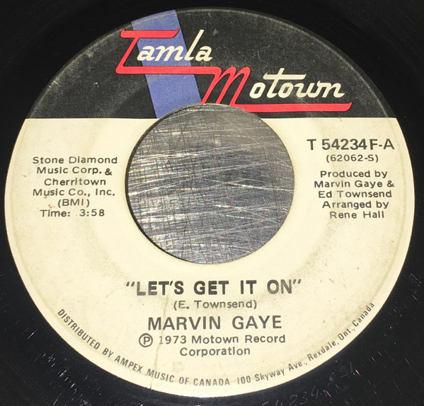 Marvin Gaye - Let's Get It On | Tamla Motown (T 54234F)