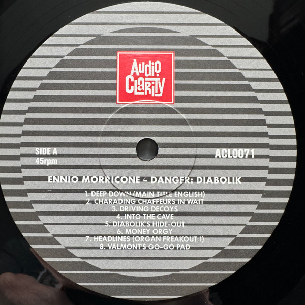 Ennio Morricone - Danger: Diabolik | Audio Clarity (ACL0071) - 3