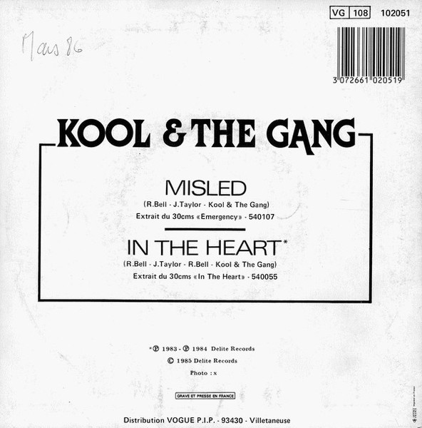 Kool & The Gang - Misled | De-Lite Records (102051) - 2
