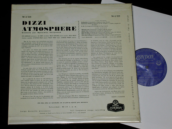 Al Grey , Billy Mitchell , Lee Morgan , Charlie Persip , Paul West , Billy Root , Wynton Kelly - Dizzy Atmosphere | London Records (TW-U15121) - 4