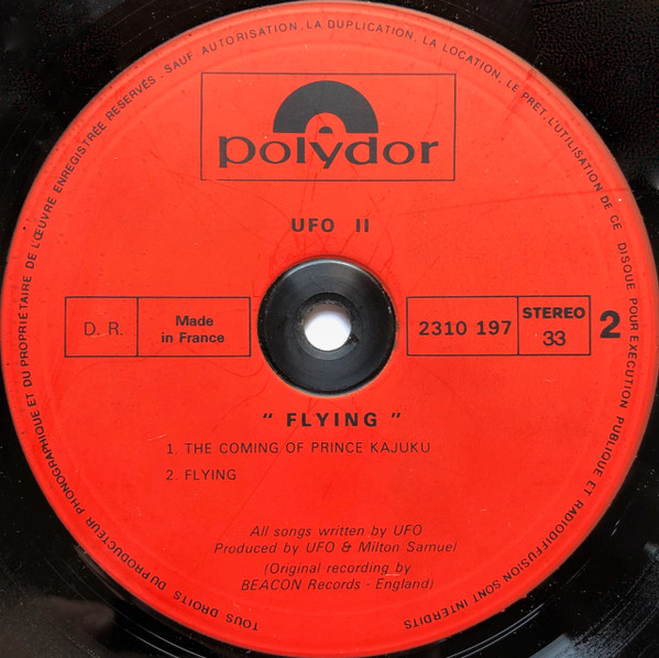 UFO - Flying - UFO Ⅱ Space Rock | Polydor (2310 197) - 4