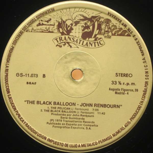 John Renbourn - The Black Balloon | Guimbarda (GS-11073) - 4