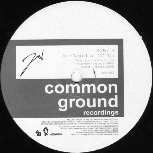 Joi - Magnolia | Common Ground Recordings (CGR-002)
