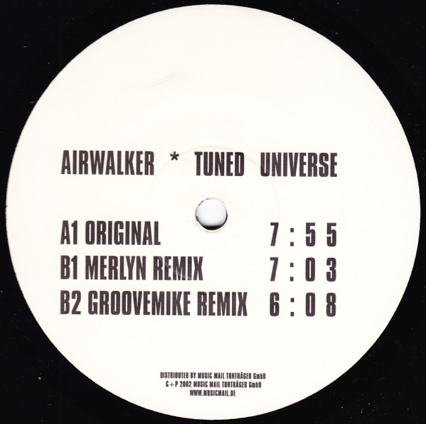 Airwalker - Tuned Universe | Reality Bites Records (rb 026) - 2