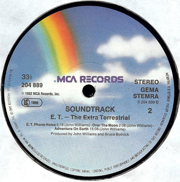 John Williams - E.T. The Extra-Terrestrial (Music From The Original Motion Picture Soundtrack) | MCA Records (204 889) - 4