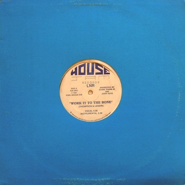LNR - Work It To The Bone | House Jam Records (HJA 8803) - 3
