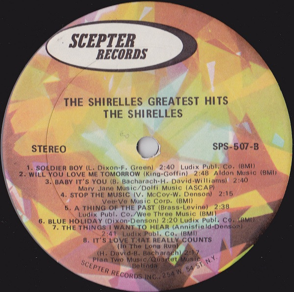 The Shirelles - The Shirelles Greatest Hits | Scepter Records (SCEPTER 507) - 4 The Shirelles - The Shirelles Greatest Hits | Scepter Records (SCEPTER 507) - 4