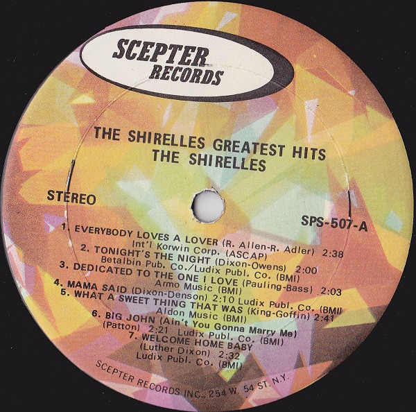 The Shirelles - The Shirelles Greatest Hits | Scepter Records (SCEPTER 507) - 3 The Shirelles - The Shirelles Greatest Hits | Scepter Records (SCEPTER 507) - 3