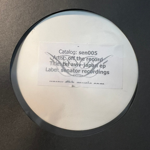 Off The Record - Tel Aviv - Japan EP | Senator Recordings (SEN-005) - main