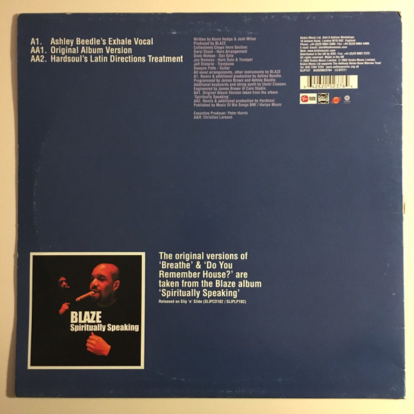 Blaze - Breathe | Slip 'n' Slide (SLIP 137) - 2 Blaze - Breathe | Slip 'n' Slide (SLIP 137) - 2