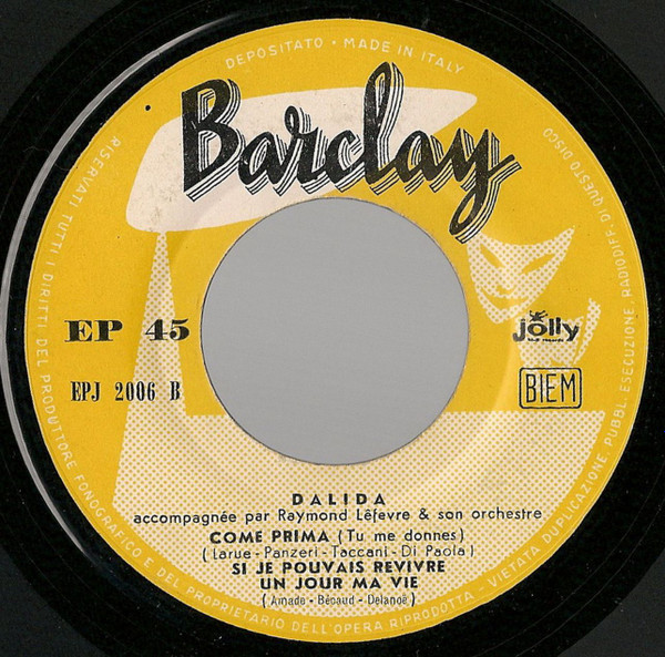 Dalida - Dalida | Jolly Hi-Fi Records (EPJ 2006) - 3 Dalida - Dalida | Jolly Hi-Fi Records (EPJ 2006) - 3