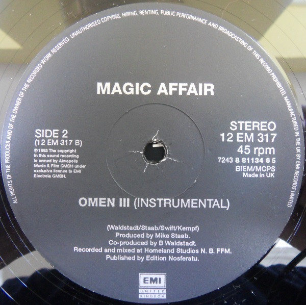 Magic Affair - Omen III | Electrola (12 EM 317) - 4