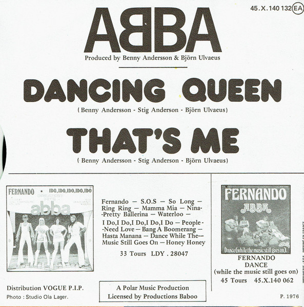 ABBA - Dancing Queen | Melba (45. X. 140132) - 2