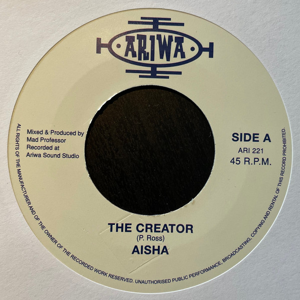 Aisha - The Creator | Ariwa (ARI 221)